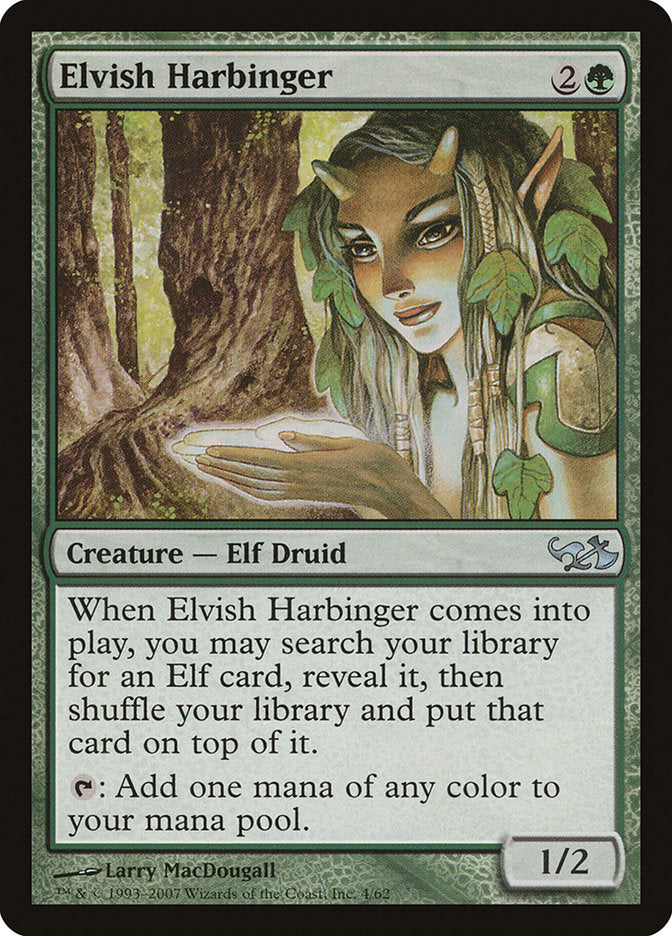 Elvish Harbinger [Duel Decks: Elves vs. Goblins] | Anubis Games and Hobby