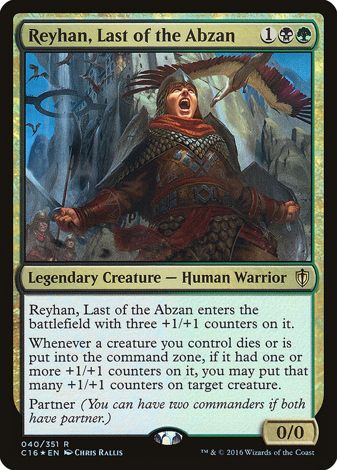 Reyhan, Last of the Abzan [Commander 2016] | Anubis Games and Hobby