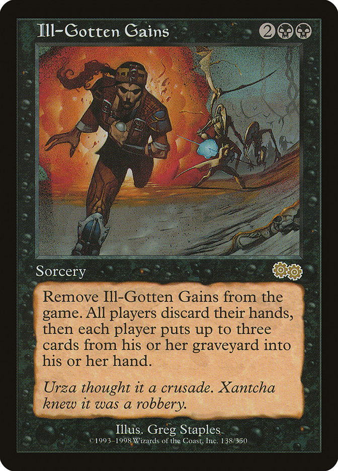 Ill-Gotten Gains [Urza's Saga] | Anubis Games and Hobby