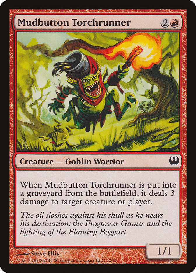 Mudbutton Torchrunner [Duel Decks: Knights vs. Dragons] | Anubis Games and Hobby