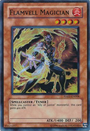 Flamvell Magician [HA01-EN008] Super Rare | Anubis Games and Hobby