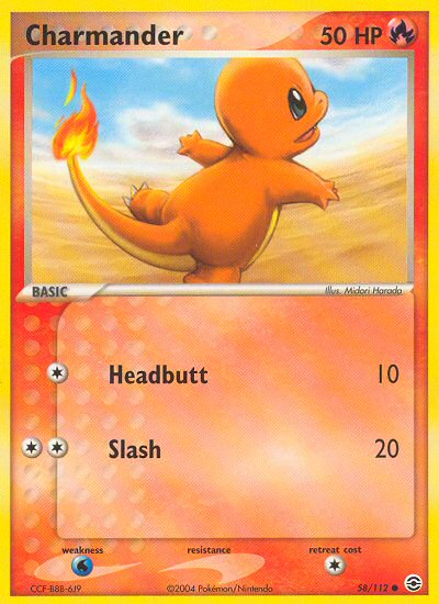 Charmander (58/112) [EX: FireRed & LeafGreen] | Anubis Games and Hobby