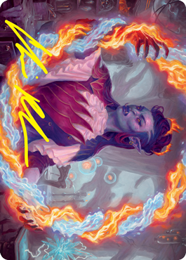 Rootha, Mercurial Artist Art Card (Gold-Stamped Signature) [Strixhaven: School of Mages Art Series] | Anubis Games and Hobby