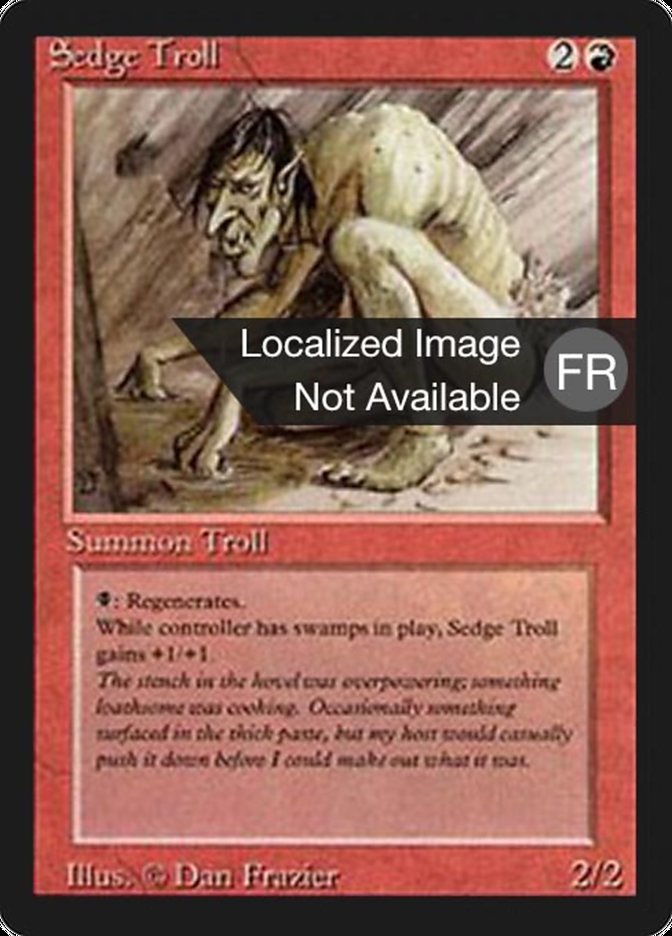 Sedge Troll [Foreign Black Border] | Anubis Games and Hobby