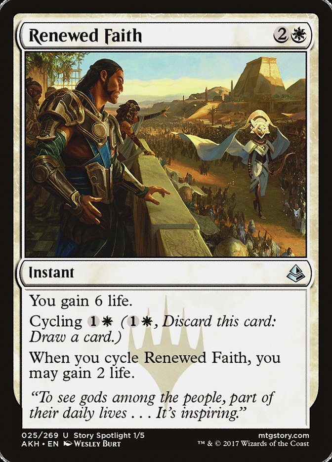 Renewed Faith [Amonkhet] | Anubis Games and Hobby