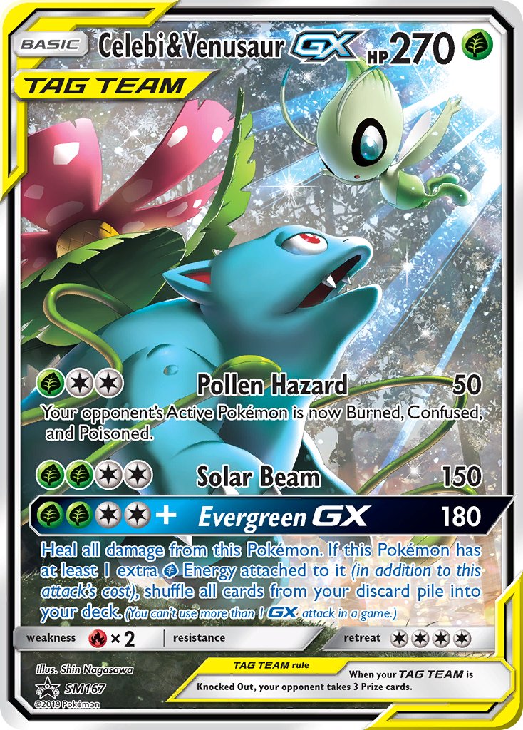 Celebi & Venusaur GX (SM167) [Sun & Moon: Black Star Promos] | Anubis Games and Hobby