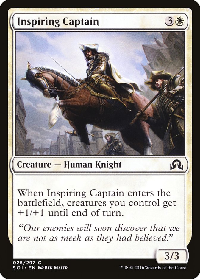 Inspiring Captain [Shadows over Innistrad] | Anubis Games and Hobby