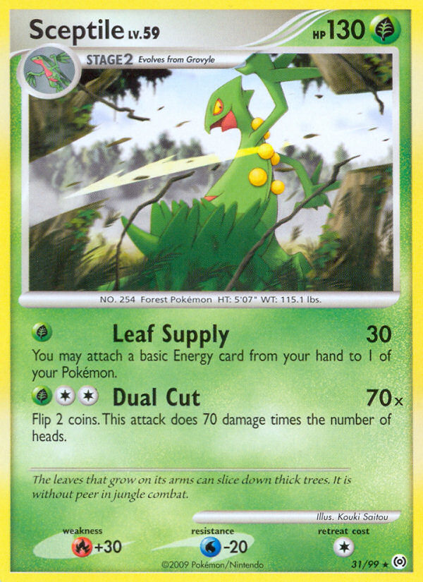 Sceptile (31/99) [Platinum: Arceus] | Anubis Games and Hobby