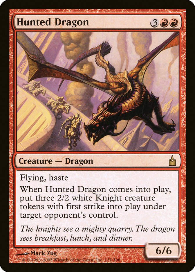 Hunted Dragon [Ravnica: City of Guilds] | Anubis Games and Hobby