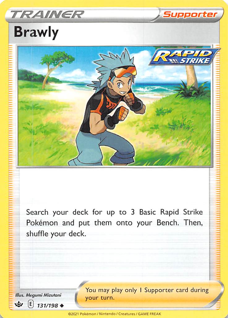 Brawly (131/198) [Sword & Shield: Chilling Reign] | Anubis Games and Hobby