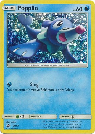 Popplio (SM03) (General Mills Promo) [Sun & Moon: Black Star Promos] | Anubis Games and Hobby