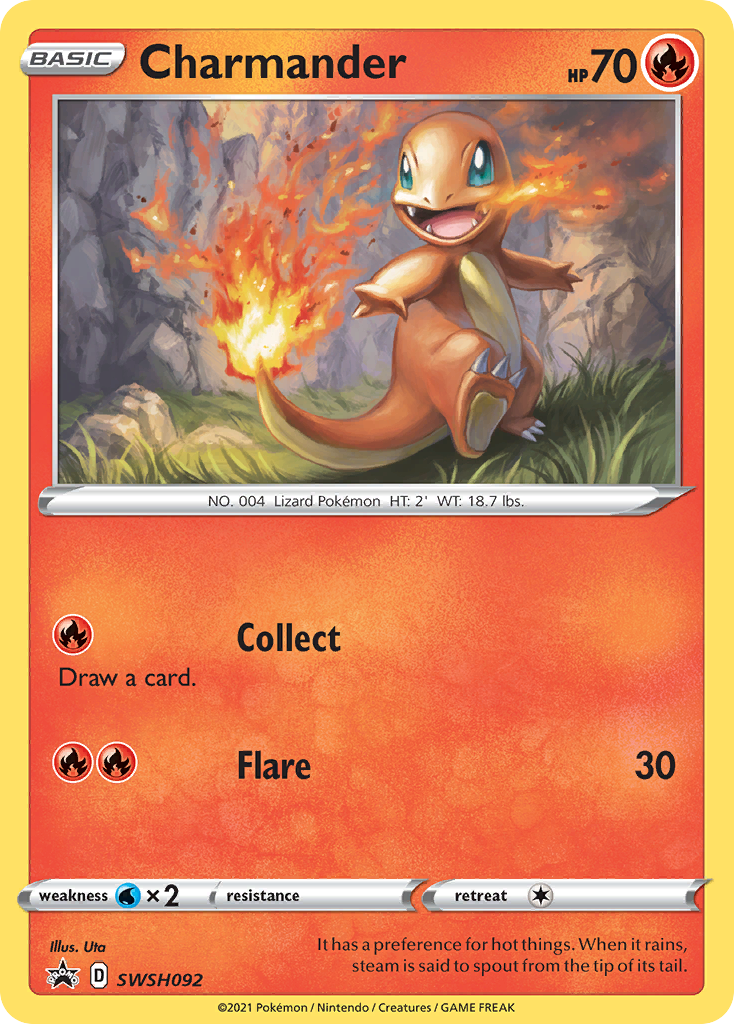 Charmander (SWSH092) [Sword & Shield: Black Star Promos] | Anubis Games and Hobby