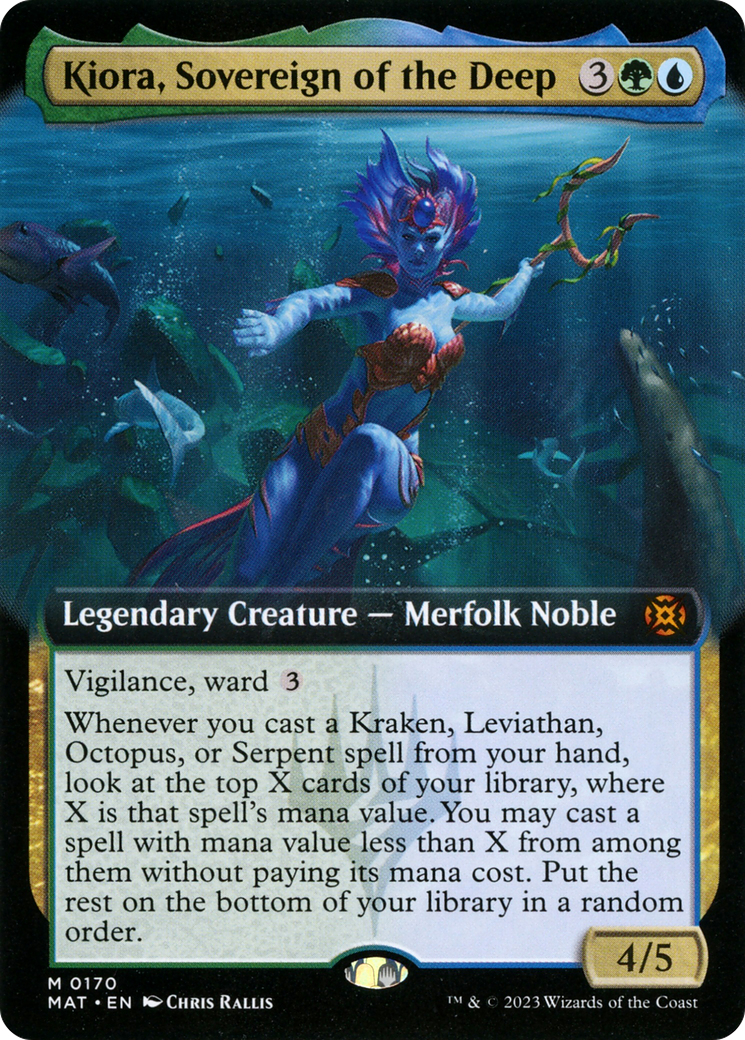 Kiora, Sovereign of the Deep (Extended Art) [March of the Machine: The Aftermath] | Anubis Games and Hobby