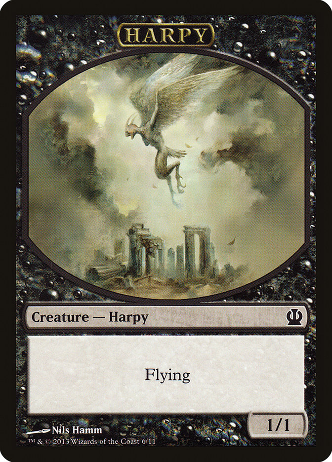 Harpy Token [Theros Tokens] | Anubis Games and Hobby
