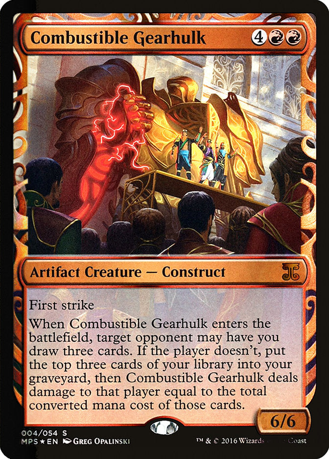 Combustible Gearhulk [Kaladesh Inventions] | Anubis Games and Hobby