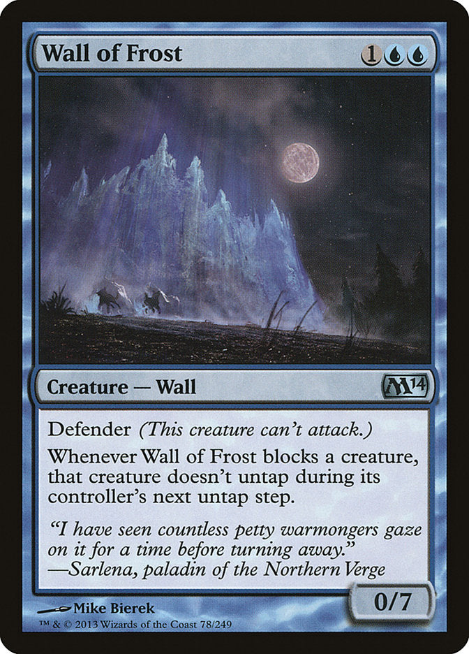 Wall of Frost [Magic 2014] | Anubis Games and Hobby