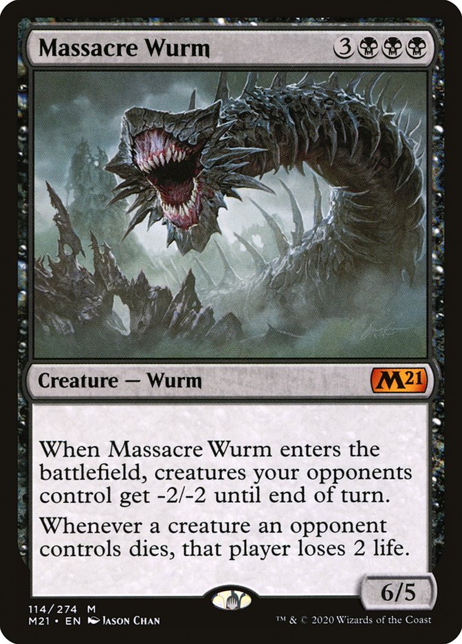 Massacre Wurm [Core Set 2021] | Anubis Games and Hobby