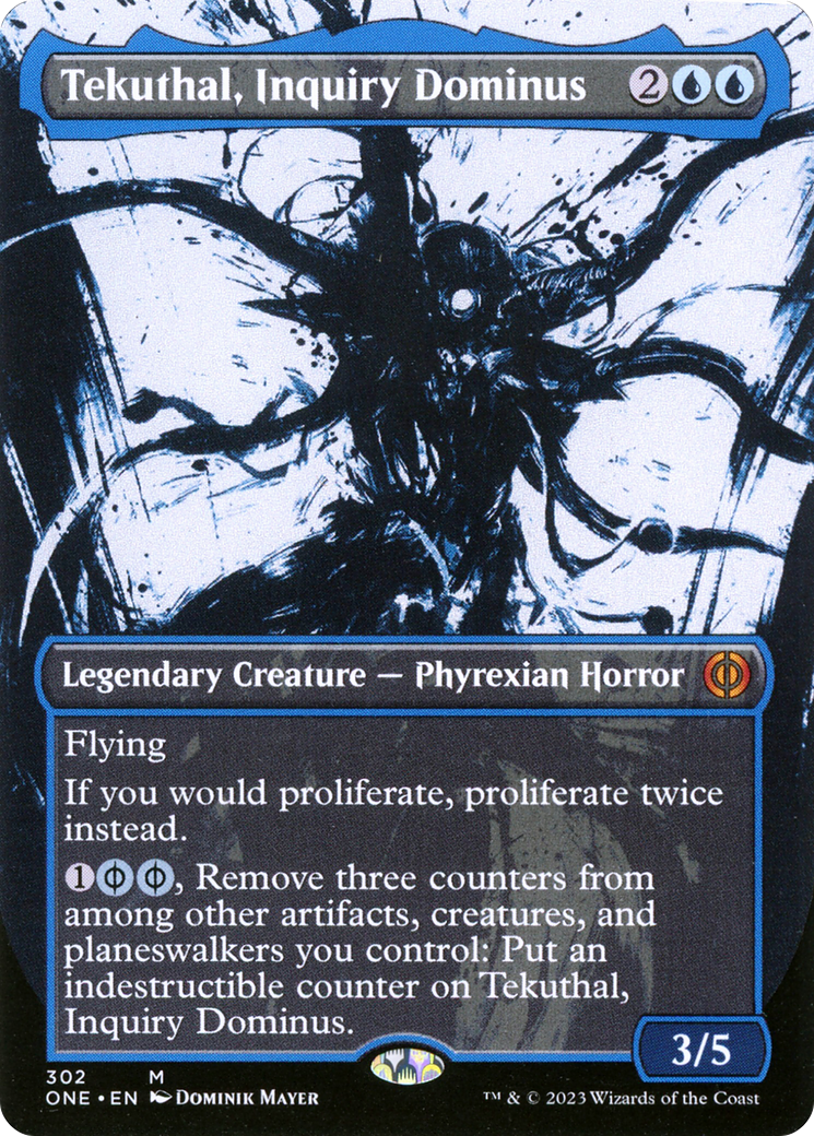 Tekuthal, Inquiry Dominus (Borderless Ichor) [Phyrexia: All Will Be One] | Anubis Games and Hobby