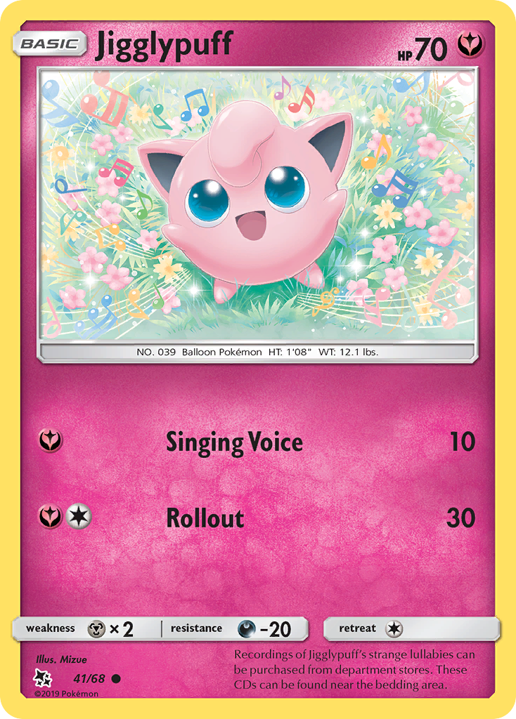 Jigglypuff (41/68) [Sun & Moon: Hidden Fates] | Anubis Games and Hobby