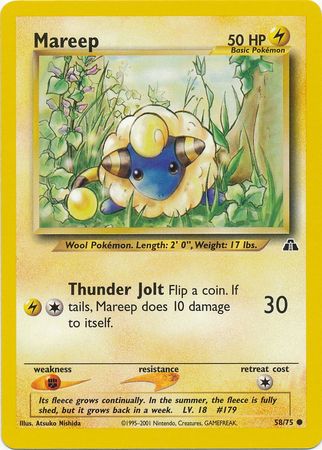Mareep (58/75) [Neo Discovery Unlimited] | Anubis Games and Hobby