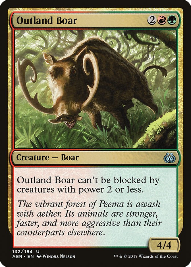 Outland Boar [Aether Revolt] | Anubis Games and Hobby