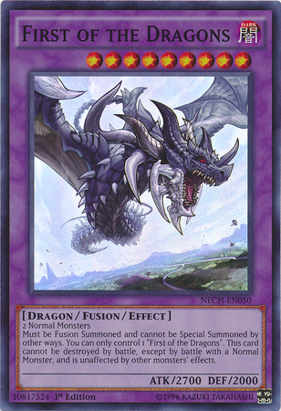 First of the Dragons [NECH-EN050] Super Rare | Anubis Games and Hobby