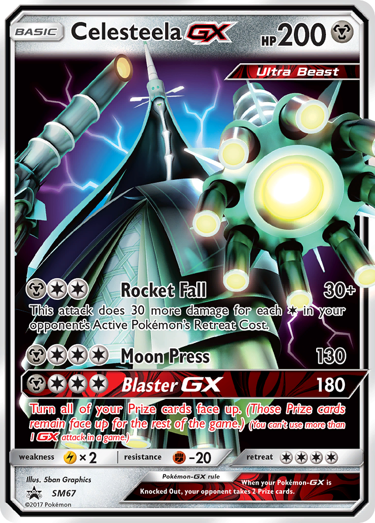 Celesteela GX (SM67) [Sun & Moon: Black Star Promos] | Anubis Games and Hobby