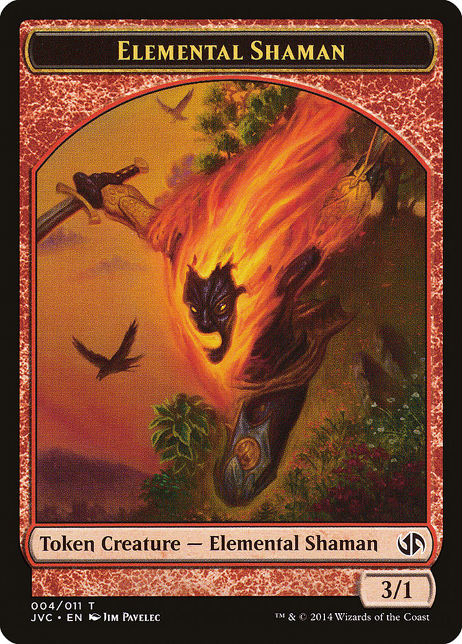 Elemental Shaman Token (Jace vs. Chandra) [Duel Decks Anthology Tokens] | Anubis Games and Hobby