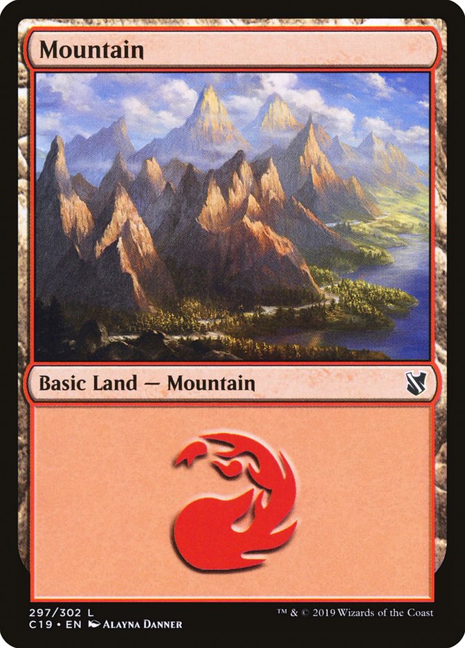 Mountain (297) [Commander 2019] | Anubis Games and Hobby