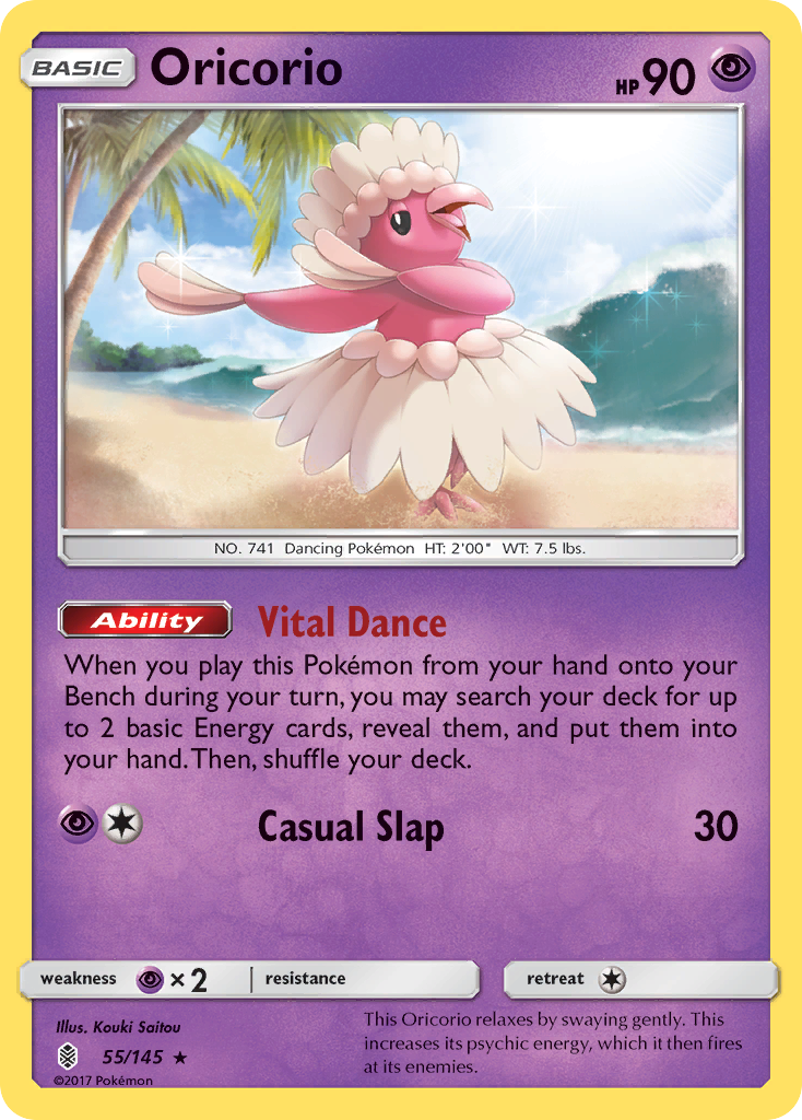 Oricorio (55/145) [Sun & Moon: Guardians Rising] | Anubis Games and Hobby