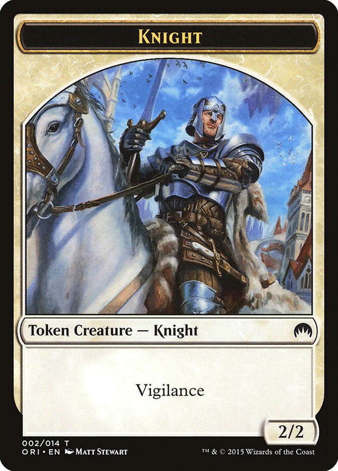Knight Token [Magic Origins Tokens] | Anubis Games and Hobby