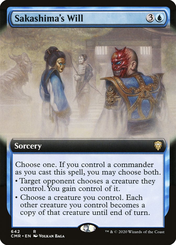 Sakashima's Will (Extended Art) [Commander Legends] | Anubis Games and Hobby