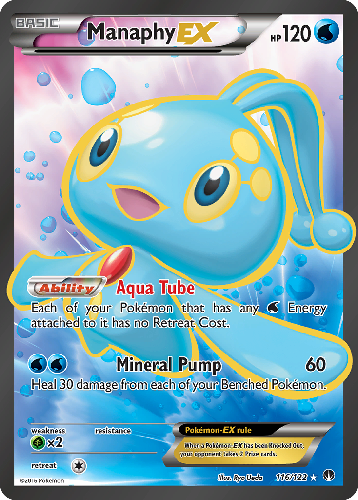 Manaphy EX (116/122) [XY: BREAKpoint] | Anubis Games and Hobby