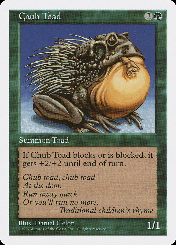 Chub Toad [Fifth Edition] | Anubis Games and Hobby