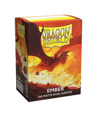 DS Dual Matte Sleeves 100ct - Ember | Anubis Games and Hobby