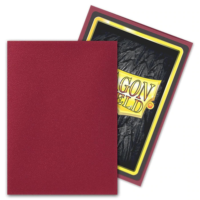 DS Matte Sleeves 100ct - Blood Red | Anubis Games and Hobby