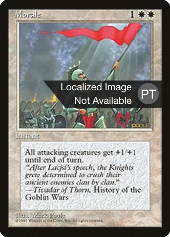 Morale [Fourth Edition (Foreign Black Border)] | Anubis Games and Hobby