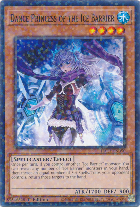 Dance Princess of the Ice Barrier (Duel Terminal) [HAC1-EN050] Common | Anubis Games and Hobby