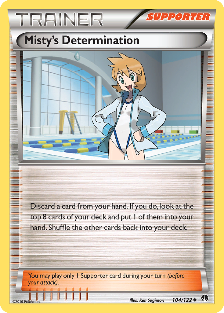 Misty's Determination (104/122) [XY: BREAKpoint] | Anubis Games and Hobby