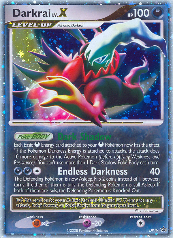 Darkrai LV.X (DP19) [Diamond & Pearl: Black Star Promos] | Anubis Games and Hobby