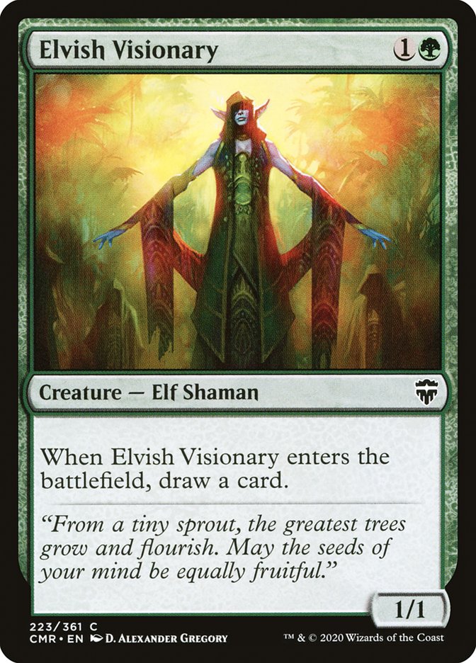 Elvish Visionary [Commander Legends] | Anubis Games and Hobby