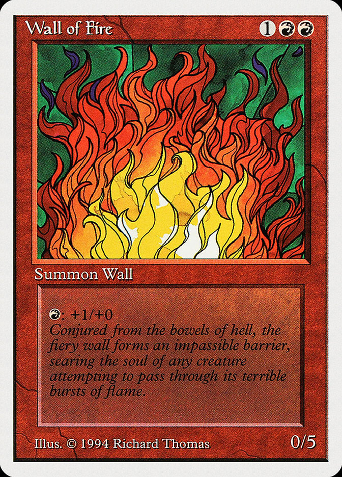 Wall of Fire [Summer Magic / Edgar] | Anubis Games and Hobby