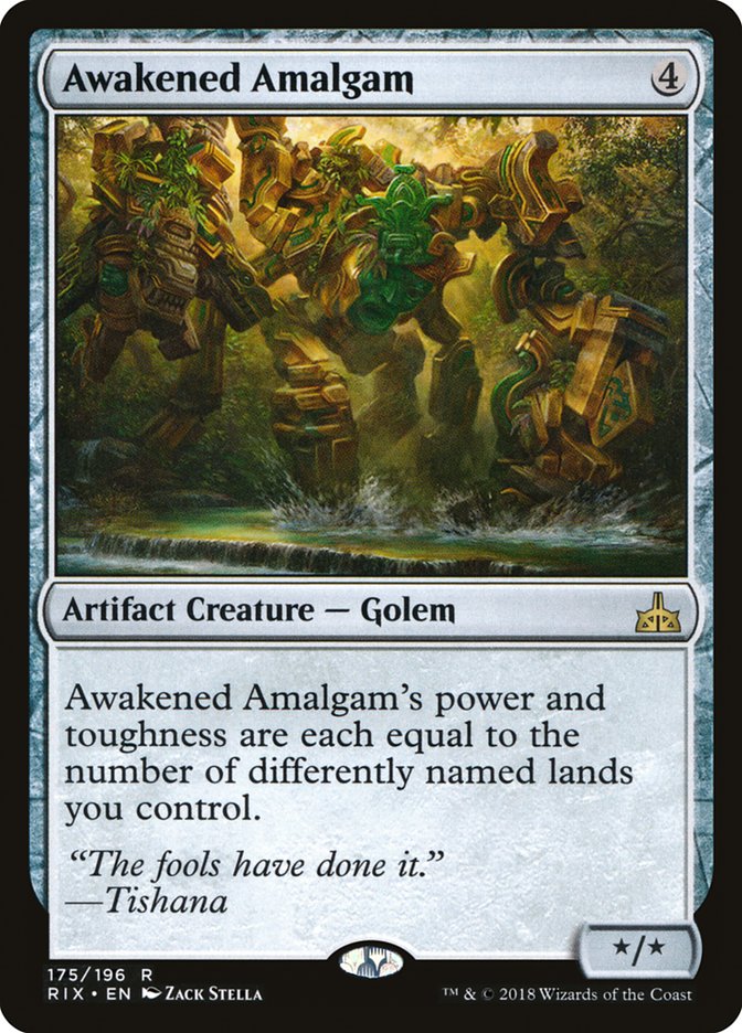 Awakened Amalgam [Rivals of Ixalan] | Anubis Games and Hobby