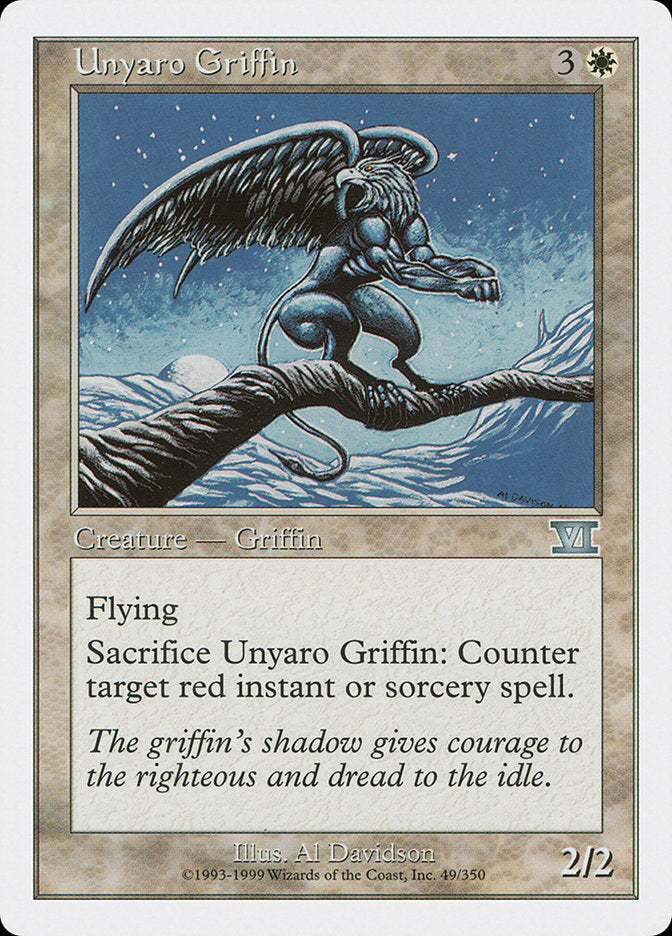 Unyaro Griffin [Classic Sixth Edition] | Anubis Games and Hobby