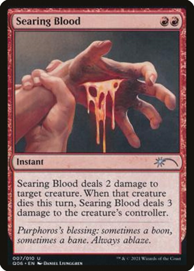 Searing Blood [Pioneer Challenger Decks 2021] | Anubis Games and Hobby