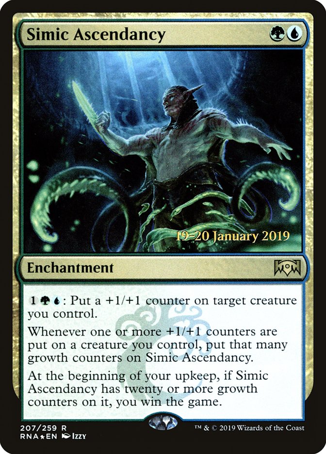 Simic Ascendancy [Ravnica Allegiance Prerelease Promos] | Anubis Games and Hobby