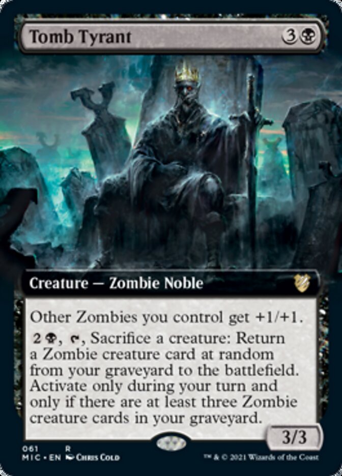 Tomb Tyrant (Extended Art) [Innistrad: Midnight Hunt Commander] | Anubis Games and Hobby