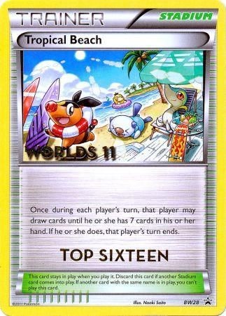 Tropical Beach (BW28) (Top 16) [Black & White: Black Star Promos] | Anubis Games and Hobby