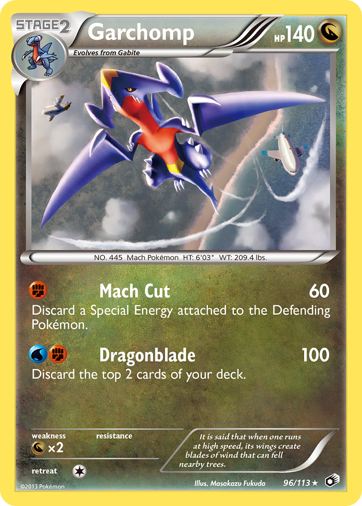 Garchomp (96/113) [Black & White: Legendary Treasures] | Anubis Games and Hobby