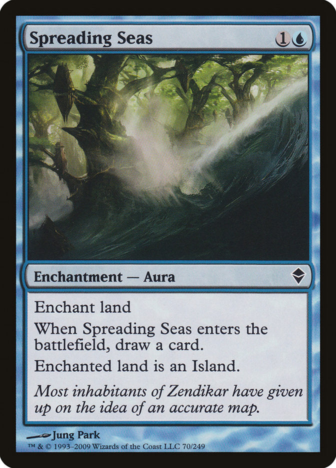 Spreading Seas [Zendikar] | Anubis Games and Hobby